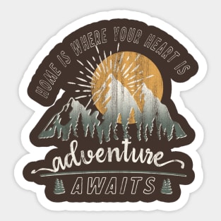 Adventure awaits Sticker